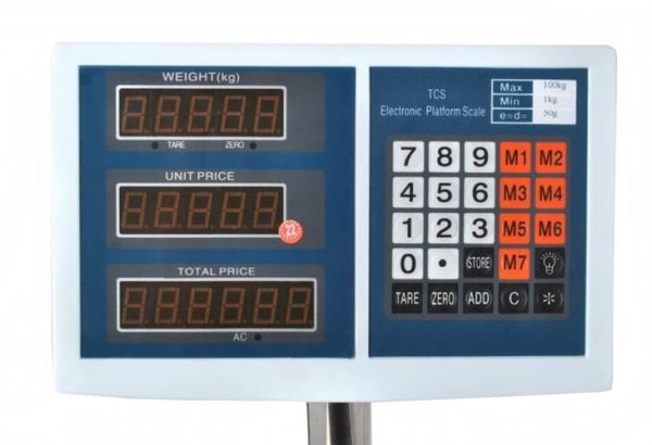 Raktári mérleg digitális kijelzővel - 100 kg-ig (WNDR23536) - Image 3