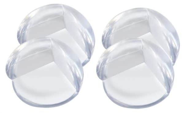 Átlátszó szilikonos sarokvédő bútorokra - kétoldalú ragasztóval, 4 db (WNDR2684) - Image 4