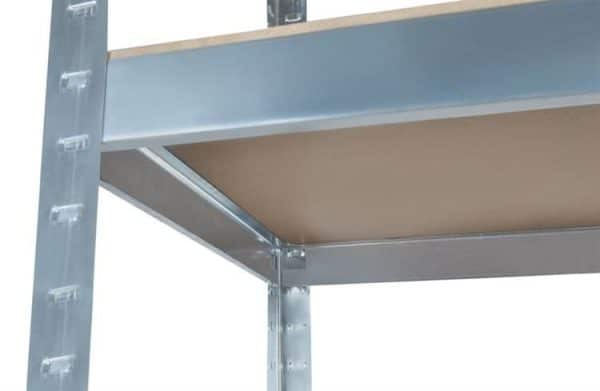 Horgonyzott 4 polcos tároló állvány - 135 kg polcterhelhetőséggel (WNDR2720) - Image 6