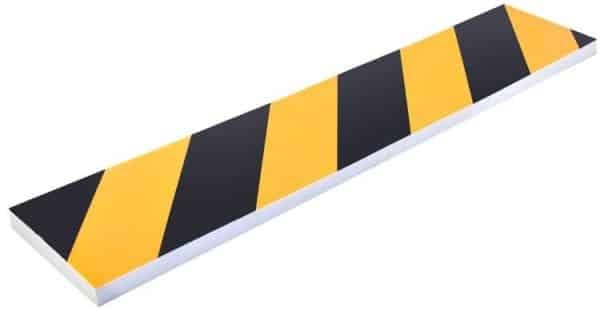 Multifunkciós öntapadó autóajtó nyitásvédő, ütközésvédő csík garázsfalra - fekete-sárga színben (WNDR3819) - Image 2