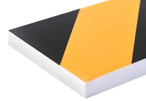 Multifunkciós öntapadó autóajtó nyitásvédő, ütközésvédő csík garázsfalra - fekete-sárga színben (WNDR3819) - Image 4