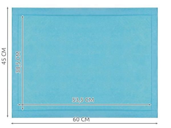 5 rétegű kutyapelenka csomag – 60 x 45 cm - 50 db (WNDR6679) - Image 8