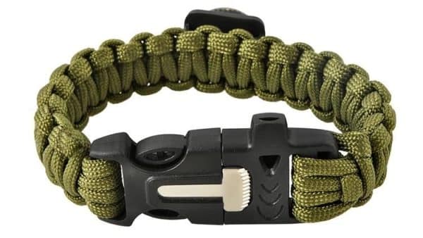 5 az 1-ben túlélő paracord karkötő zöld színben (WNDR6063) - Image 6