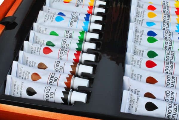 Professzionális 174 részes rajz- és festőkészlet fa dobozban (WNDR6004) - Image 6