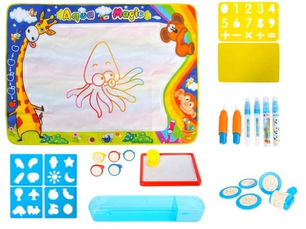 Vízfestő játékszőnyeg XXL – 100×80 cm készlet (WNDR22443)