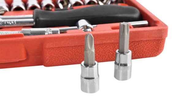 Krómvanádium acél csavar szerszámkészlet - 46 elemből álló (WNDR8630) - Image 6