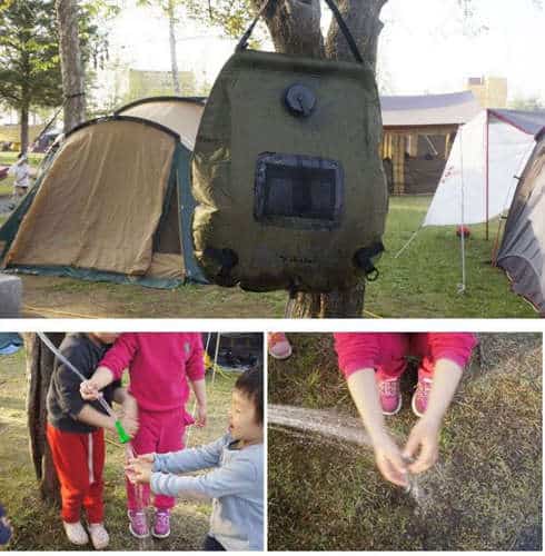 Praktikus összehajtható, hordozható zuhany hőfok kijelzővel – 20 L-es (WNDR23495) - Image 2
