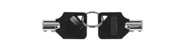 Falra szerelhető biztonsági digitális széf elektronikus zárral – 2 kulccsal (WNDR8799) - Image 3