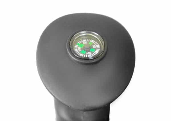 TRIZAND 2 db-os párnázott fekete túrabot – nordic walking bot – síjáró bot (WNDR8860) - Image 2