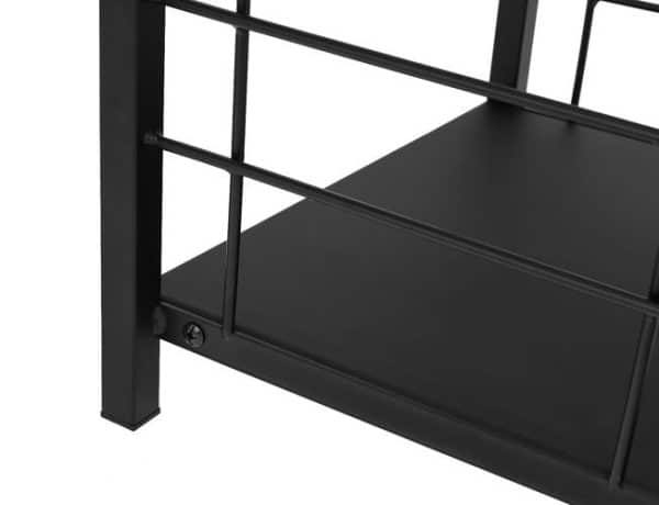 Kétszintes tűzifa tároló rozsdamentes acélból – lapáttal, seprűvel, horoggal és fogóval (WNDR8785) - Image 7