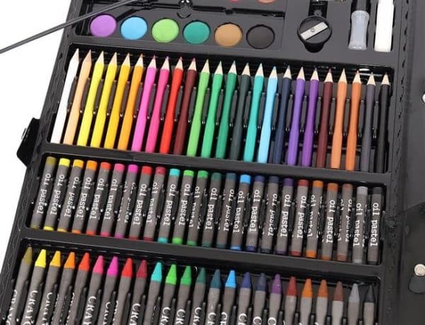 169 részes kreatív festő színező rajzkészlet – fekete színű tokban (WNDR9176) - Image 7