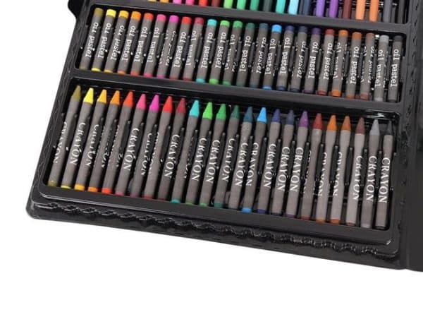 169 részes kreatív festő színező rajzkészlet – fekete színű tokban (WNDR9176) - Image 8