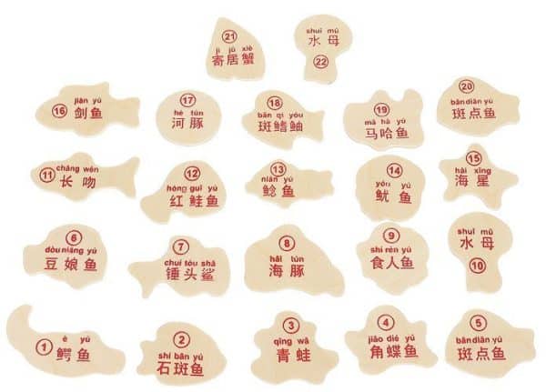 Gyerekeknek szánt mágneses horgász játék fa anyagból, 25 darabos készlettel (WNDR9439) - Image 5