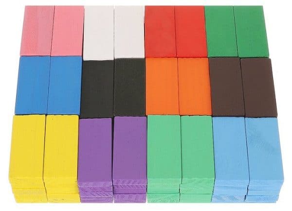 Színes kreatív dominó szett kiegészítőkkel - 1080 részes (WNDR9397) - Image 4