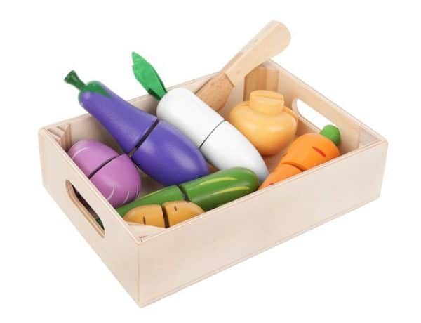 Fából készült vágható gyümölcs- és zöldségkészlet Z11207 (WNDR23543) - Image 2