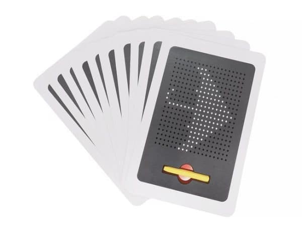 Kreatív mágneses rajztábla készlet – 380 mágneses golyóval, mintákkal és ceruzával (WNDR11400) - Image 8