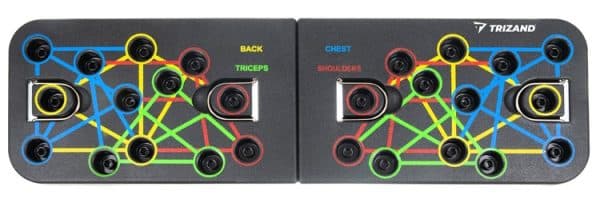 Fekvőtámasz edzőtábla gumikötelekkel, 25 az 1-ben (WNDR14200) - Image 3