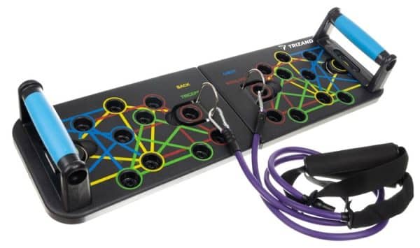 Fekvőtámasz edzőtábla gumikötelekkel, 25 az 1-ben (WNDR14200) - Image 6