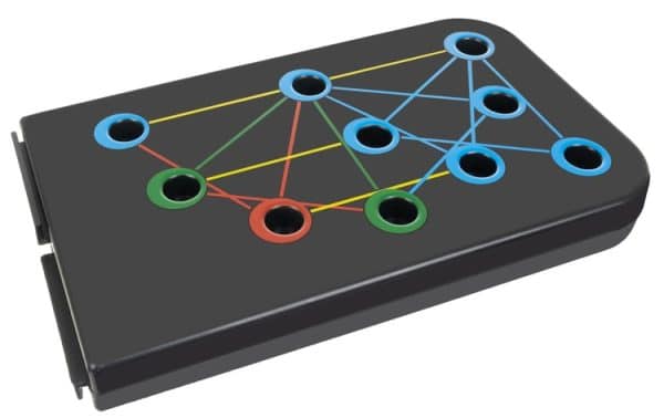 16 az 1-ben fekvőtámasz edzőtábla bak –  4 izomcsoporthoz, 16 különböző beállítással (WNDR14201) - Image 4