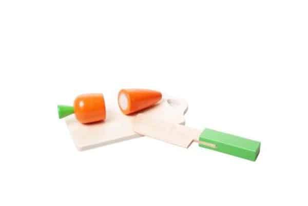 Szeletelhető fából készült zöldség és gyümölcs készlet kis séfeknek (WNDR12535) - Image 7