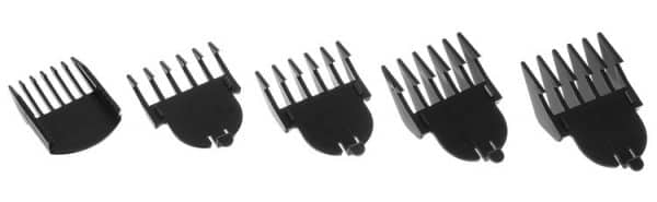 Akkumulátoros haj- és szakállvágó készlet – 5 db fésűvel, állvánnyal, kenőolajjal és tisztítókefével (WNDR15370) - Image 5