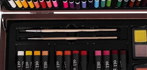 143 db-os kreatív művész festő-, és rajzkészlet – kezdő és haladó művészeknek (WNDR15611) - Image 9