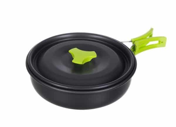 18 az 1-ben kétszemélyes, prémium túrázó- és kemping főzőkészlet – hőálló és tapadásmentes (WNDR23667) - Image 5