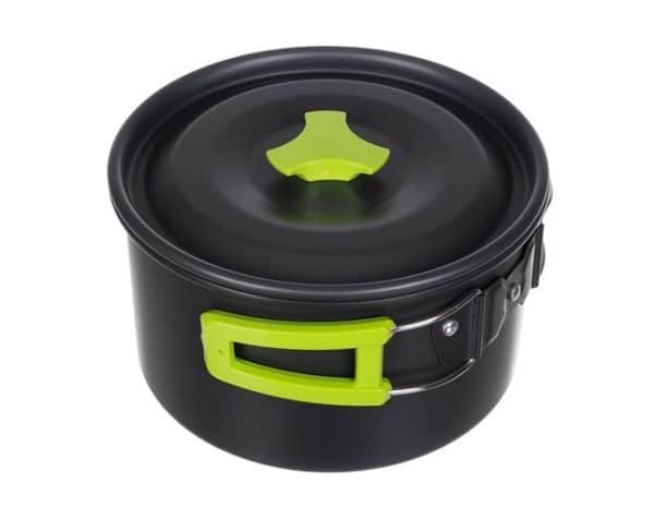 18 az 1-ben kétszemélyes, prémium túrázó- és kemping főzőkészlet – hőálló és tapadásmentes (WNDR23667) - Image 6