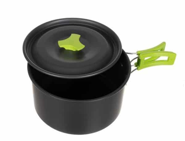 18 az 1-ben kétszemélyes, prémium túrázó- és kemping főzőkészlet – hőálló és tapadásmentes (WNDR23667) - Image 7