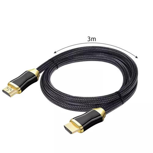 HDMI 2.0 8K kábel PVC bevonattal – 3 méter (WNDR19922) - Image 3