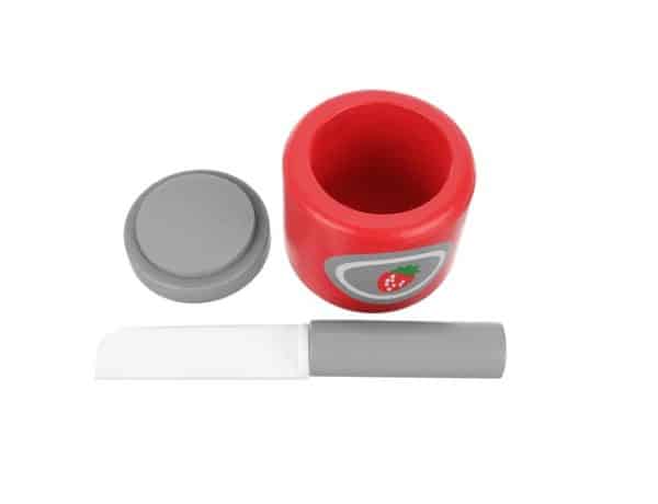 Fából készült játék reggeli készítő pirítós kenyér sütővel kiegészítő készlet (WNDR22435) - Image 5