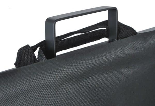 Tűzifa tároló levehető burkolattal, fogantyúkkal – ideális fa szállítására és tárolására (WNDR24628) - Image 4