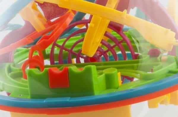 3D átlátszó labdába zárt ügyességi játék 138 feladvánnyal (WNDR23449) - Image 8