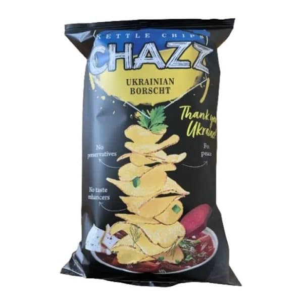 Chazz Ukrán Borscsos Burgonyachips – 90g - Image 2