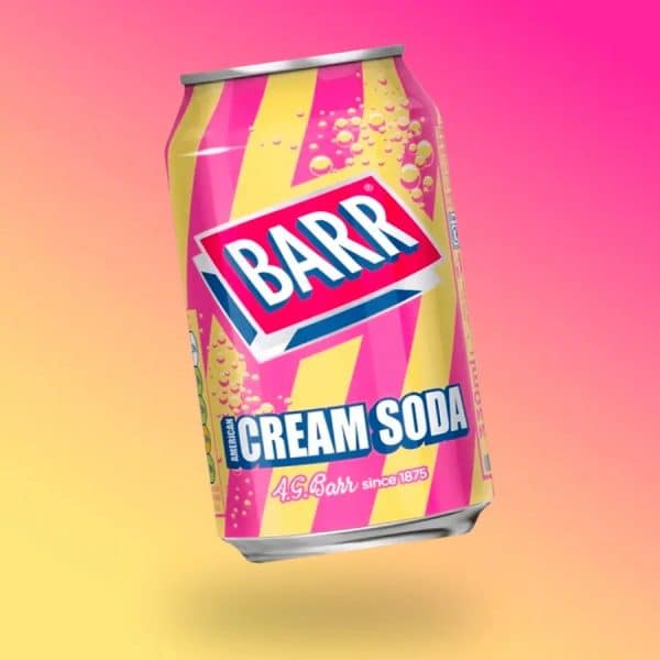 Barr cream soda – krémes vanília ízű szénsavas üdítő 330ml