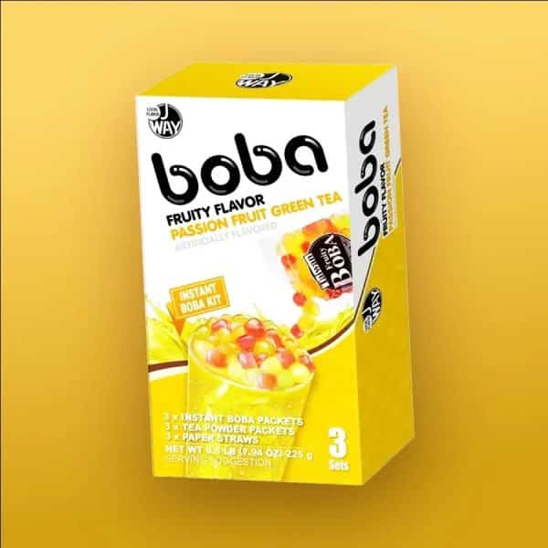 Maracuja bubble tea készítő készlet – készítsd el otthon a frissítő bubble teát!