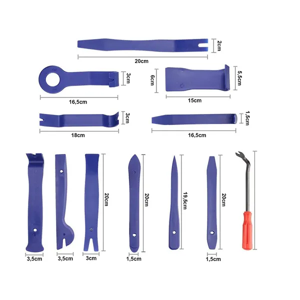 Autóbelső elemek biztonságos és egyszerű eltávolítására szolgáló 11 részes szerszámkészlet - Image 6