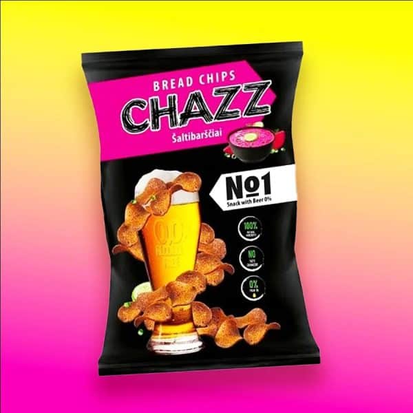 Chazz céklaleves ízesítésű kenyérchips – 100g
