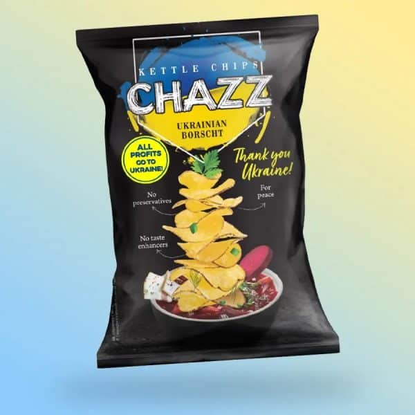 Chazz Ukrán Borscsos Burgonyachips – 90g