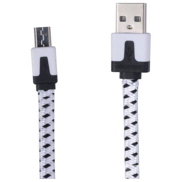 Grundig USB – Micro USB Nylon Kábel, 2m (EDC) - Image 3
