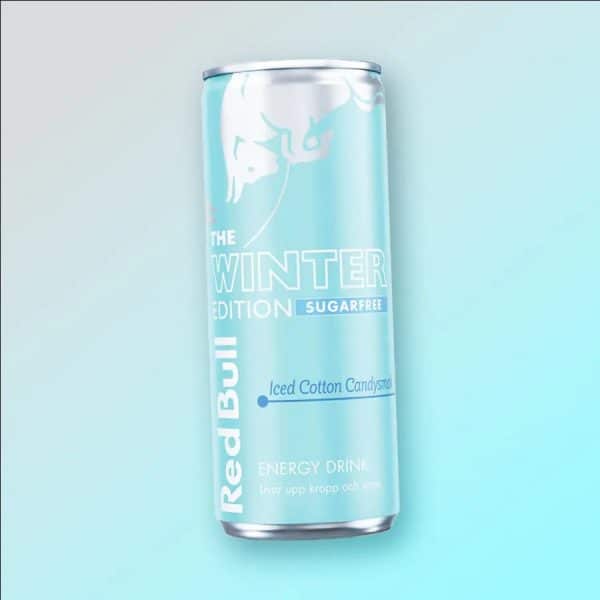 Red Bull Winter Edition Ice Cotton Candy Zero Energy Drink, 250ml