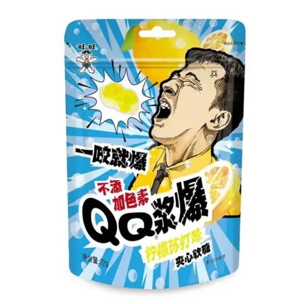 Want Want QQ citromos robbanó cukor