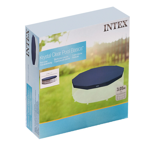 Intex 28030 medencetakaró – tartós védelem 305 cm-es fémvázas körmedencékhez (WNDR25185) - Image 6