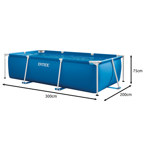 INTEX 28272 fémvázas téglalap alakú medence – 300 × 200 × 75 cm (WNDR25169) - Image 6