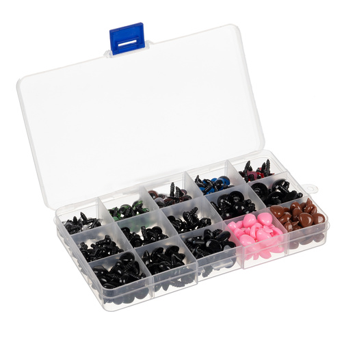 MAALEO 560 darabos biztonsági szem és orr készlet – Plüssállatokhoz, babákhoz, kézműves projektekhez (WNDR25761) - Image 7