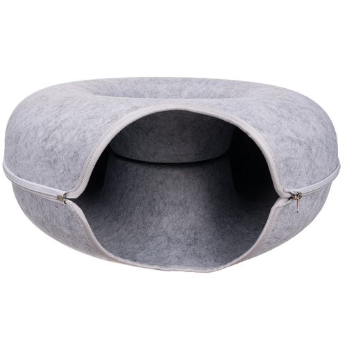 Anti-stressz fánk alagút macskáknak - PURLOV - szürke (WNDR25810) - Image 7
