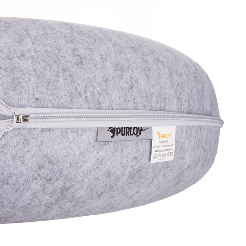 Anti-stressz fánk alagút macskáknak - PURLOV - szürke (WNDR25810) - Image 8