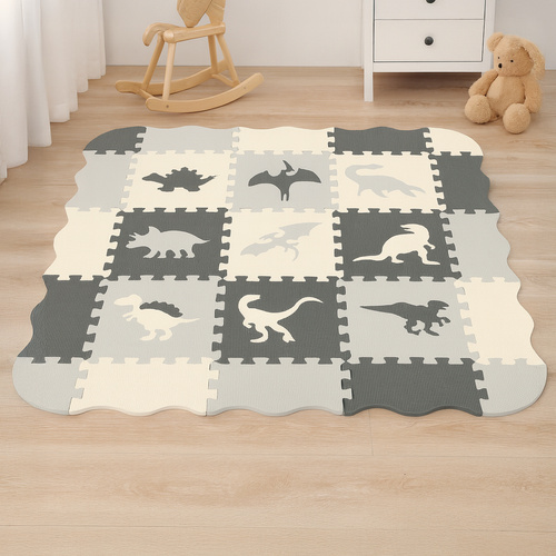 KRUZZEL Vastag habszivacs puzzle szőnyeg – Biztonságos, szórakoztató és fejlesztő játszószőnyeg (WNDR25785) - Image 12