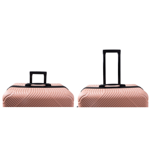 TRIZAND 3 részes utazó bőrönd szett – Kicsi, közepes és nagy méret – Pink (WNDR26663) - Image 13