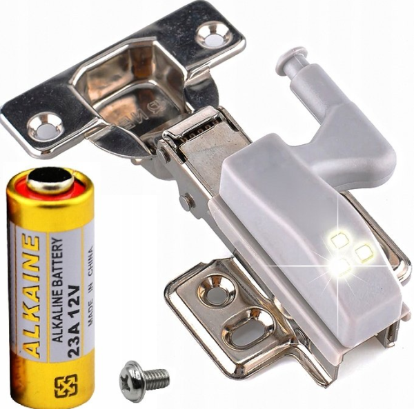 3 LED-es szekrénylámpa – automatikus, energiatakarékos bútorvilágítás, elemes (WNDR16146) - Image 3